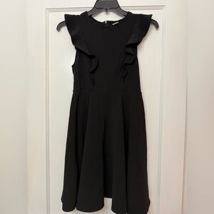 Black Flutter Mini Dress Size Small